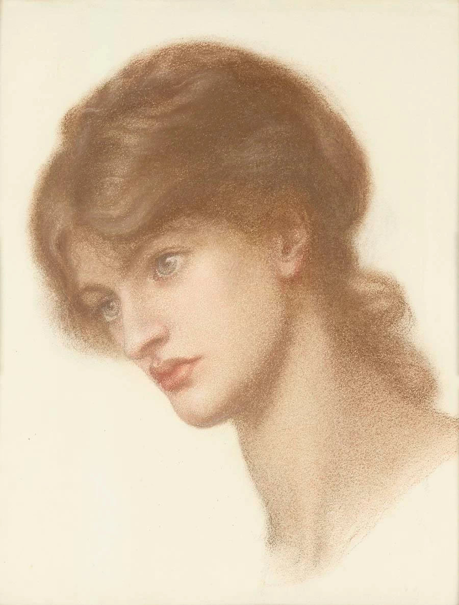 Studio per Il sogno di Dante - Marie Spartali
